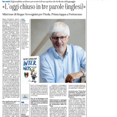 L'oggi chuiuso in tre parole- U.S. 22.7.21