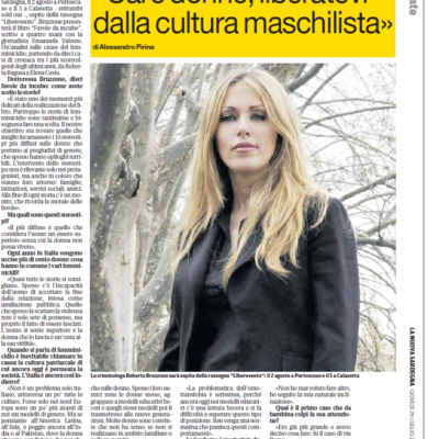 Roberta Bruzzone, Care done...- N.S. 29.7.21