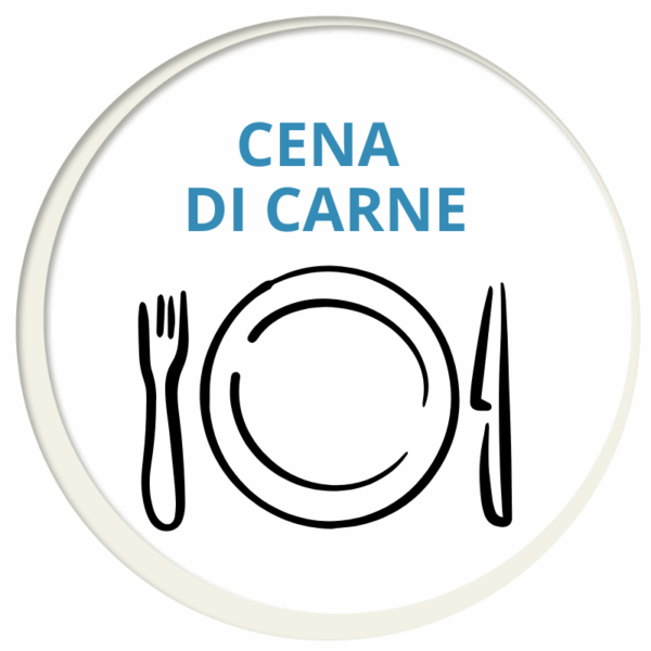 11 luglio - Cena dopo l'evento | Menù carne